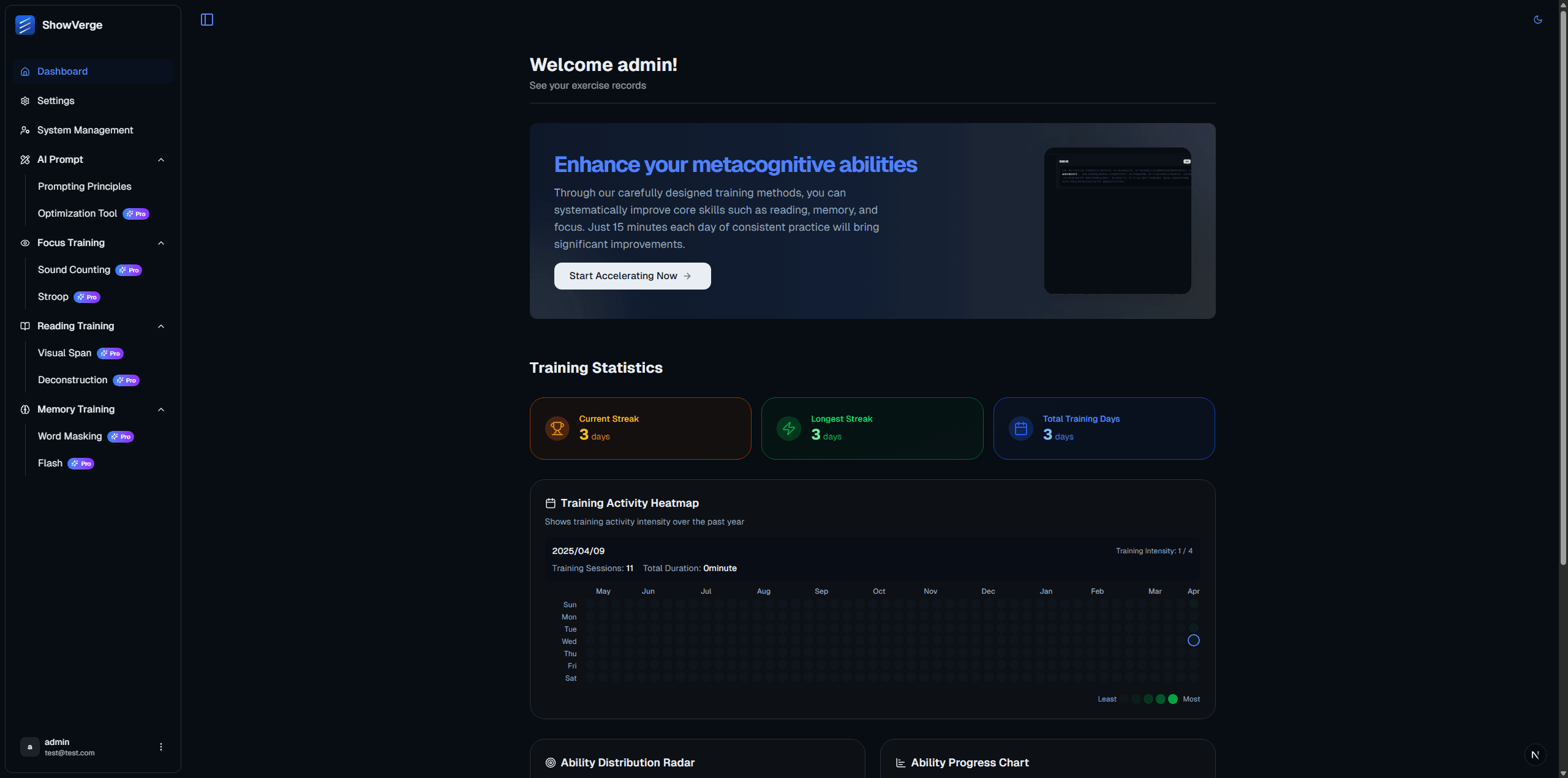 Our application